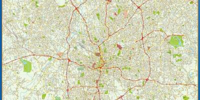 Street map nga Atlanta