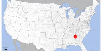 Atlanta mbi ne harte