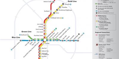 MARTA metro hartë