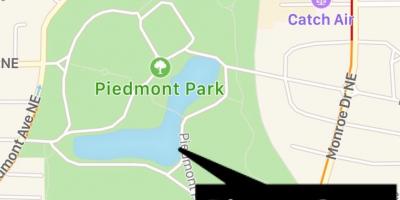 Piedmont park map