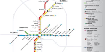 MARTA metro hartë