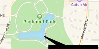 Piedmont park map